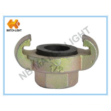 European Style Carbon Steel Zinc Plated Universal Air Hose Coupling